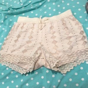 Faded Glory Cream Shorts